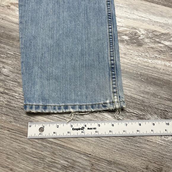 2000s Levis Silver Tab Faded Light Wash Blue Mens 35x30 Skater Bootcut Jeans Y2K - Picture 12 of 14